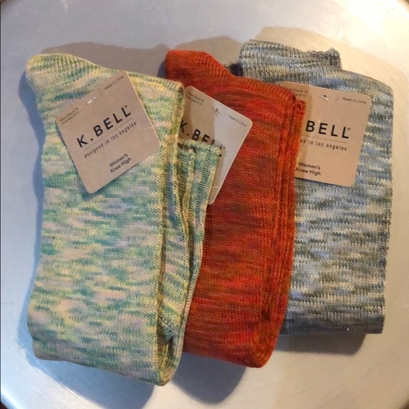 K. Bell Accessories - Bundle 3pcs Knee High Socks K. Bell Accessories - Bundle 3pcs Knee High Socks